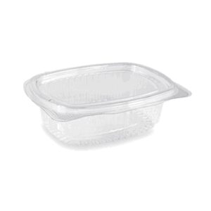 VASCHETTE OVALI IN PET TRASPARENTI CON COPERCHIO ATTACCATO