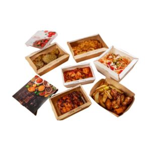 CONTENITORI FOOD BOX CON COPERCHI E VASSOI ECODU