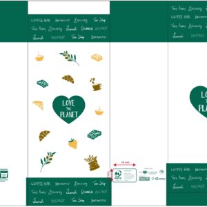 SACCHETTI ANTIGRASSO LOVE THE PLANET