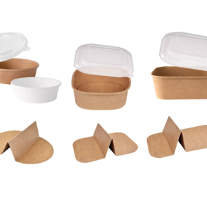 CONTENITORI E BOWL IN CARTONCINO + COPERCHI